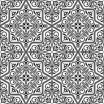 古典花纹花纹插画背景免费下载
