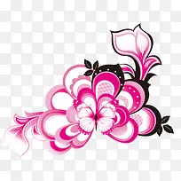 粉色花朵