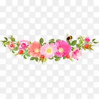 蜜蜂采花蜜素材