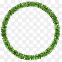 绿色装饰圆环