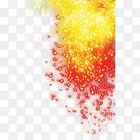 彩色绚烂烟花美景