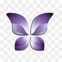 紫色蝴蝶翅膀