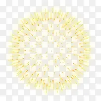 金色烟花绽放新春晚会
