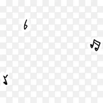 手绘音符