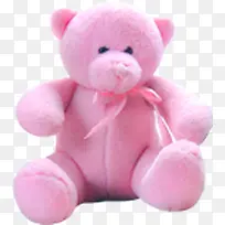 粉色可爱小熊娃娃