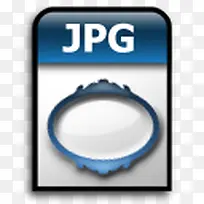 JPG蓝灰水晶质感全套系统图标透明