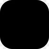 黑色圆形方形图标