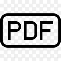 PDF圆角矩形概述文件类型符号图标