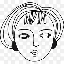 戴帽子的女孩