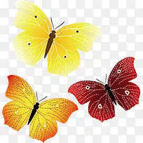 彩色艺术卡通蝴蝶