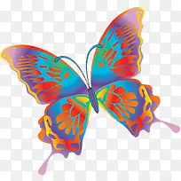 彩色创意蝴蝶设计