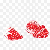 简约红色草莓