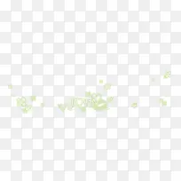 绿色love漂浮