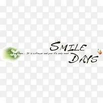 可爱网页分割线smile days