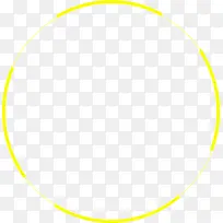 圆形黄色边框