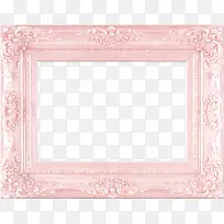 粉色相框边框欧式花纹