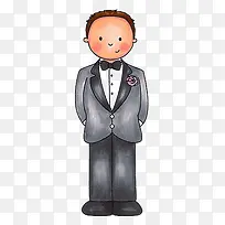 礼服男人