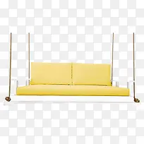 黄色舒适床家具