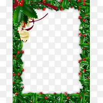 圣诞装饰方形边框