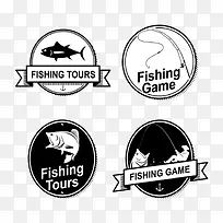 钓鱼标签设计图片