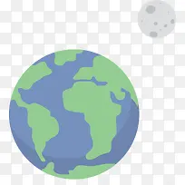 矢量地球星球