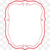 矢量粉色边框