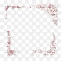 粉色可爱边框
