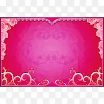 粉色底纹边框装饰