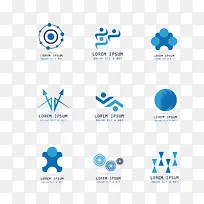 蓝色logo