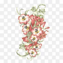 鲜嫩的手绘花