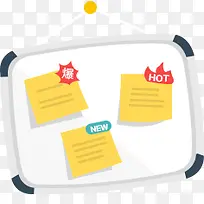 白板hotnew贴纸