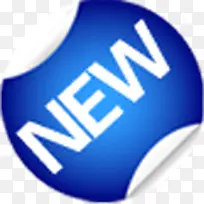 蓝色渐变新品new标签