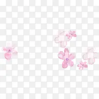 春季粉色花朵文艺装饰
