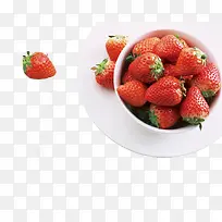餐盘里草莓