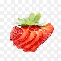 切瓣的草莓