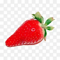 红色的新鲜草莓