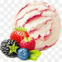 水果冰淇淋效果元素免抠素材
