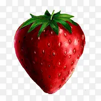 红色草莓彩绘
