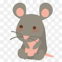 可爱卡通小老鼠