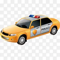警车 黄色警车 犯罪