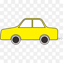 黄色小汽车