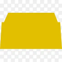 黄色色块标签边框