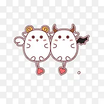 成对的丘比特