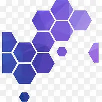 矢量科技菱形单页设计素材