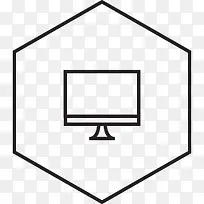 菱形电脑图标设计