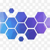 矢量菱形科技单页设计素材