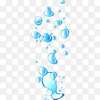 蓝色水滴