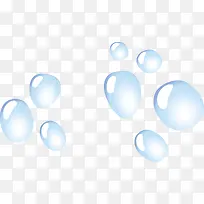 矢量手绘水珠