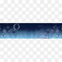 淘宝化妆品护肤品水珠背景banner
