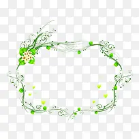 花卉边框